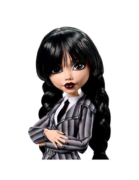 Mattel Monster High x Wednesday Poupée Wednesday Addams en uniforme