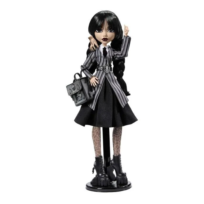 Mattel Monster High x Wednesday Poupée Wednesday Addams en uniforme
