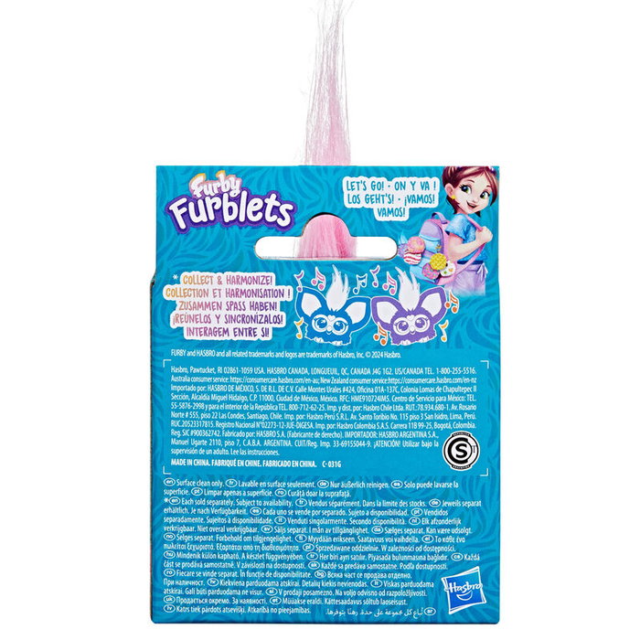 Hasbro Mini Furby Bub-Lee Furblet - Jouet électronique avec musique K-pop, sons et clip llavero - À partir de 6 ans Hasbro Mini Furby Bub-Lee Furblet - Jouet électronique avec musique K-pop, sons et clip llavero - À partir de 6 ans