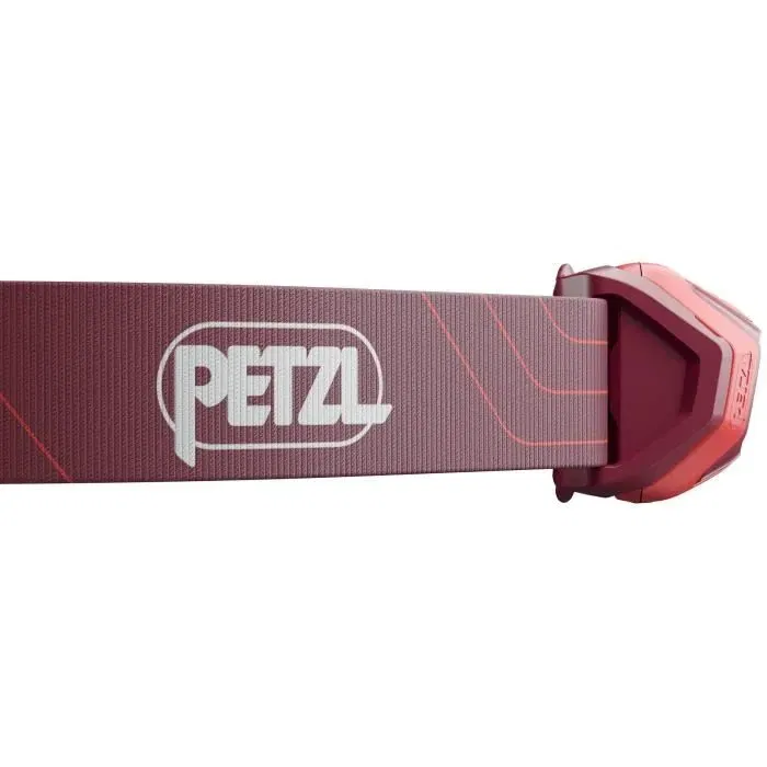 Petzl TIKKINA - Lampe frontale LED - 300 lumens - 3 piles AAA incluses - Rouge - Pour camping, trekking et bricolage