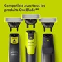 Philips - Lot de 4 lames de rechange OneBlade 360 - QP440/50
