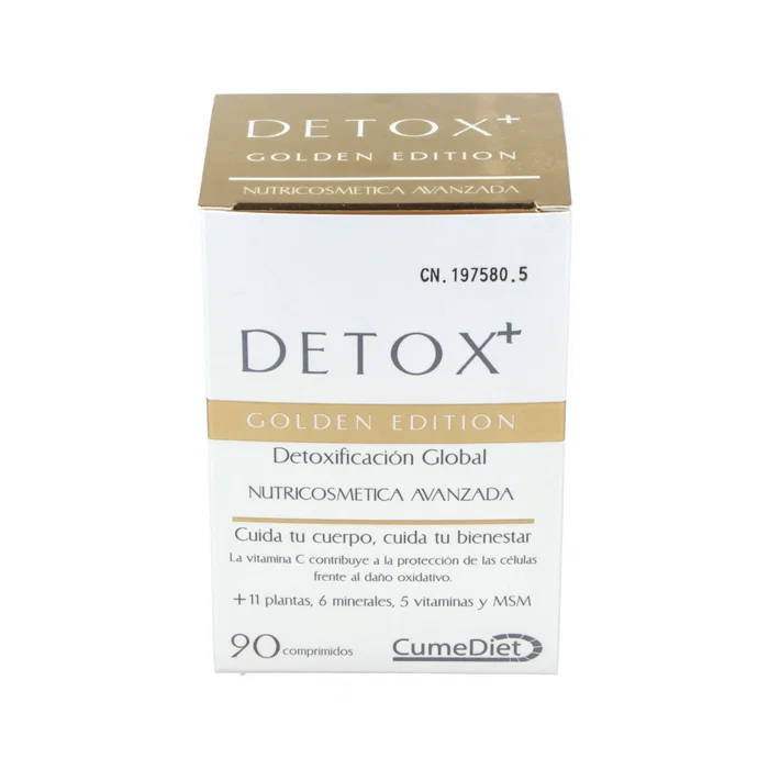 CUMEDIET Detox+ Golden 90 comprimés – Complément alimentaire détoxifiant plantes, minéraux et vitamines CUMEDIET Detox+ Golden 90 comprimés – Complément alimentaire détoxifiant plantes, minéraux et vitamines
