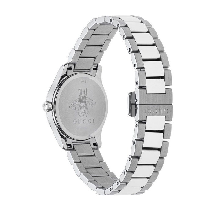 Gucci YA126595 G-Timeless en acier inoxydable gris