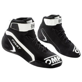 OMP FIRST Chaussures de course Noir/Blanc Taille 45
