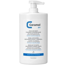 CERAMOL Base Limpiadora Espumante Nettoyant Moussant Visage et Corps 400ml