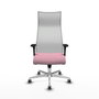 Piqueras y Crespo Chaise de Bureau Albacete Rose et Blanc