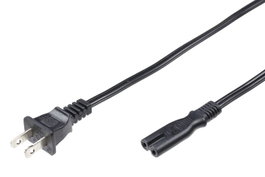MicroConnect Cordon d'alimentation US Type A vers C7, 1,8m, Noir