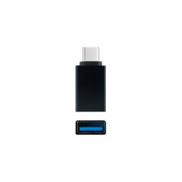 Nanocable Adaptateur USB-A vers USB-C 3.1 Aluminium Noir