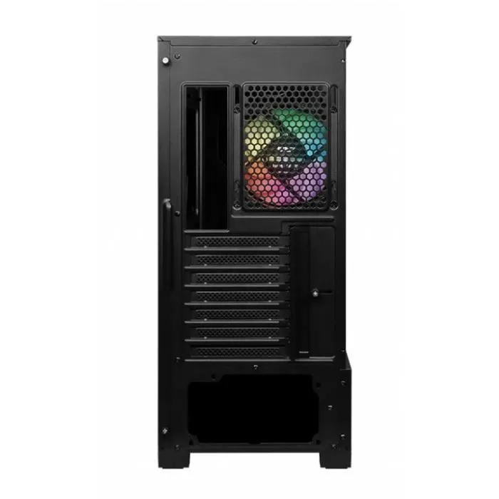 MSI Boîtier PC Mid-Tower Mag Forge 110R avec USB 3.2 Gen 1 et 4 baies internes pour une installation spacieuse et performante