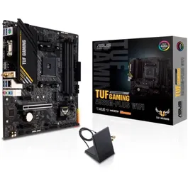 ASUS TUF GAMING A520M-PLUS WiFi - Carte mère Gaming Micro-ATX AMD A520 Socket AM4 (Ryzen 3000/5000) avec WiFi, DDR4 128 Go, M.2, PCIe 3.0, USB Type-A