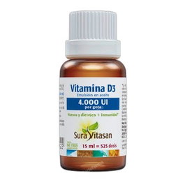 SURA VITASAN Vitamine D3 4000 UI 15 ml
