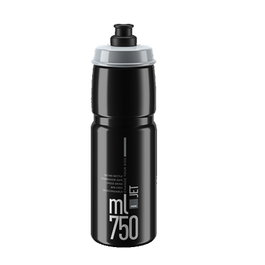 Elite Bidon Jet Plus 750 ml Noir Logo Gris
