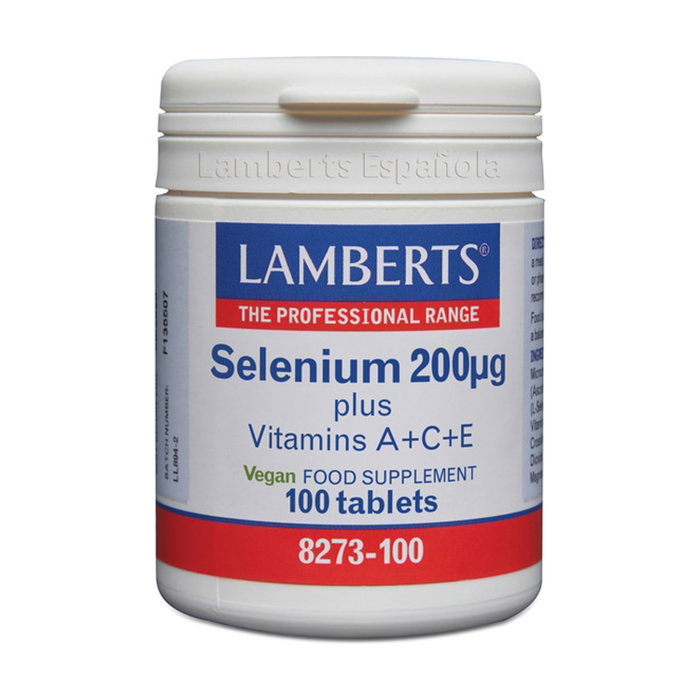 Lamberts Sélénium avec vitamines A, C et E (100 comprimés) Lamberts Sélénium avec vitamines A, C et E (100 comprimés)