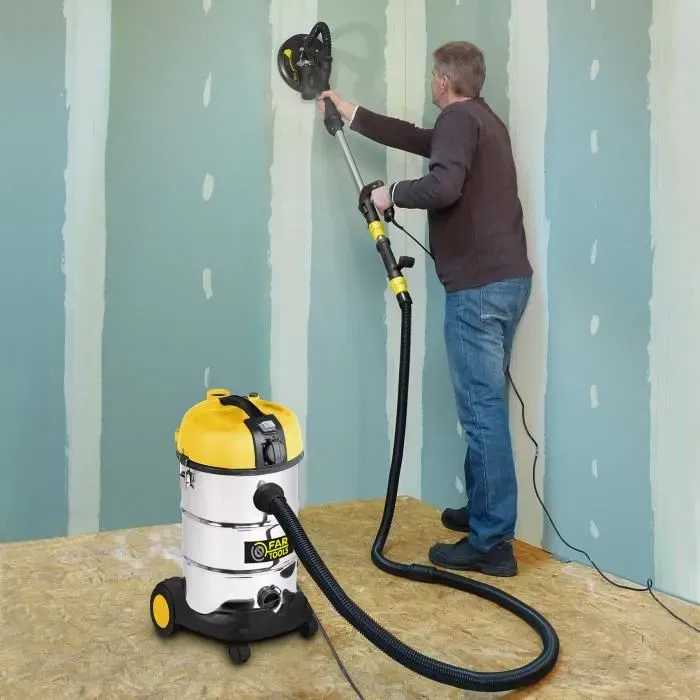 FARTOOLS Aspirateur eau et poussière NET-UP30-P, 1200 W, 18 kPa, cuve inox 30 L, avec fonction décolmatage et accessoires