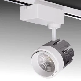 Kayla Spot LED sur Rail Triphasé 30W 2527Lm 2700K Ouverture Variable