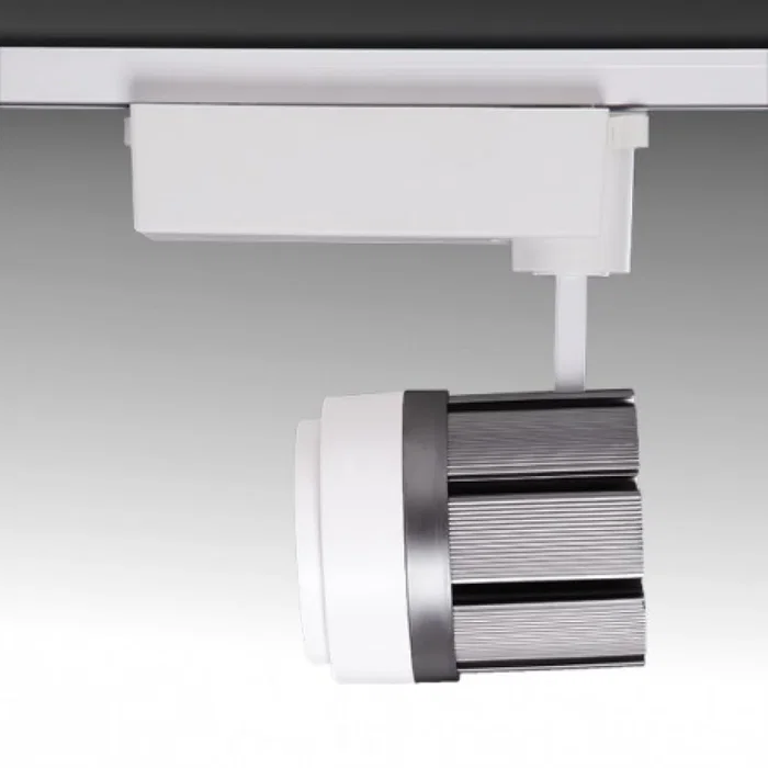 Kayla Spot LED sur Rail Triphasé 30W 2527Lm 2700K Ouverture Variable