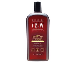 American Crew Shampoing 3 en 1 GINGEMBRE + THÉ 1000 ml