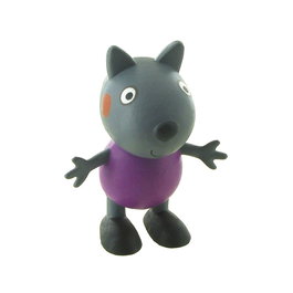 COMANSI Figurine Peppa Pig Danny Perrito 6 cm - Y90156 - Jeu éducatif et de construction pour enfants dès 3 ans