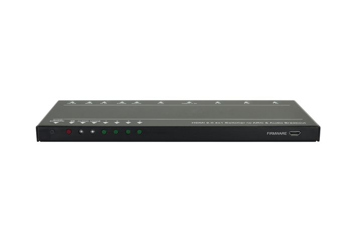 Vivolink VLSW141H Commutateur HDMI 4x1 4K 60Hz 18 Gbps HDR HDCP 2.2 avec Canal de Retour Audio et Désencapsulation