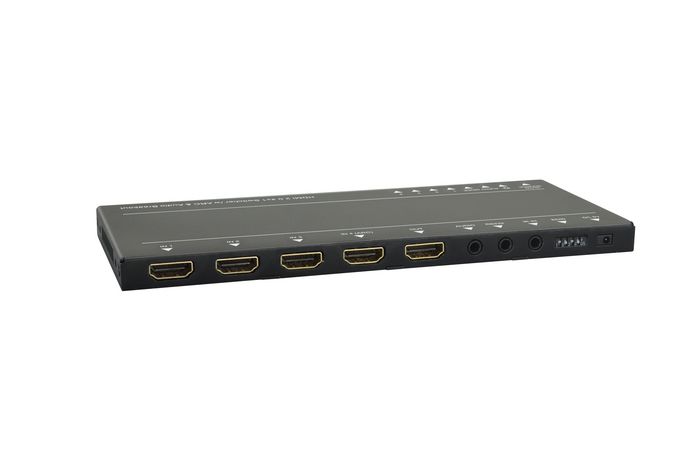 Vivolink VLSW141H Commutateur HDMI 4x1 4K 60Hz 18 Gbps HDR HDCP 2.2 avec Canal de Retour Audio et Désencapsulation