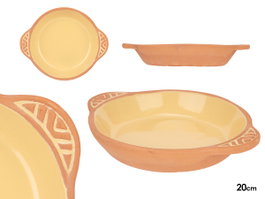LA DEHESA Cazuela ronde avec anses 20cm Amarillo-Marron