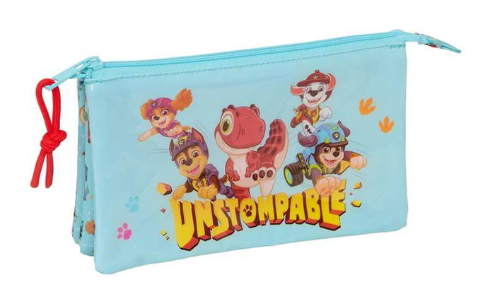 Safta Portatodo Triple Paw Patrol - Boîte de rangement pour enfants 22 x 12 x 3 cm, dès 36 mois