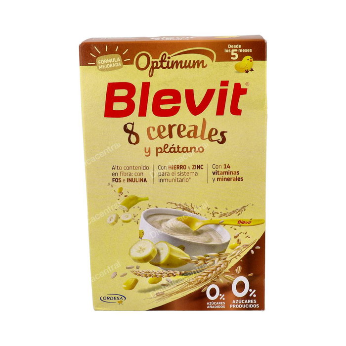 BLEVIT Blevit Optimum 8 Céréales + Banane 250 g BLEVIT Blevit Optimum 8 Céréales + Banane 250 g