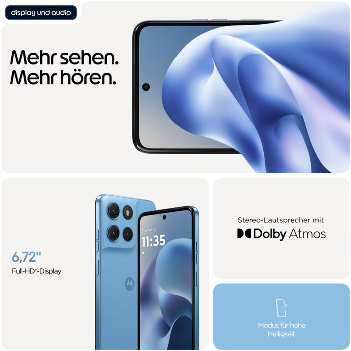 Motorola moto g17 PANTONE Alaskan Blue (128 Go)