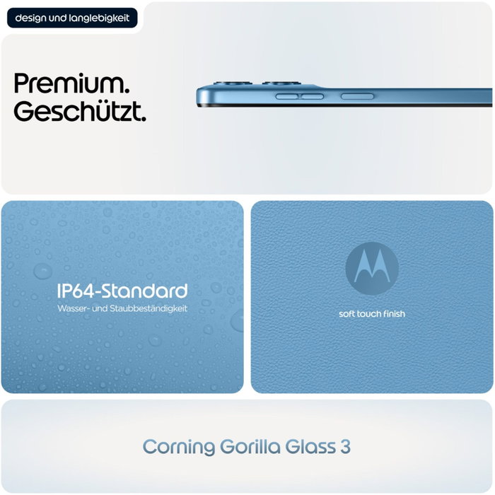 Motorola moto g17 PANTONE Alaskan Blue (128 Go)