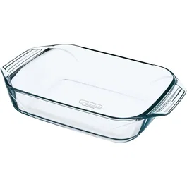 Pyrex Let's Share Plat Rectangulaire en Verre Borosilicate Transparent 35x23,1x6,5 cm