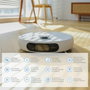 Ezviz RS2 Robot Aspirateur Laveur avec Station Blanche