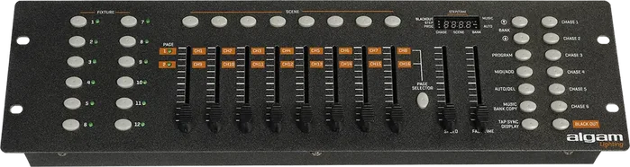 ALGAMLIGHT Controlador DMX 192 Canaux pour Éclairage Scénique ALGAMLIGHT Controlador DMX 192 Canaux pour Éclairage Scénique