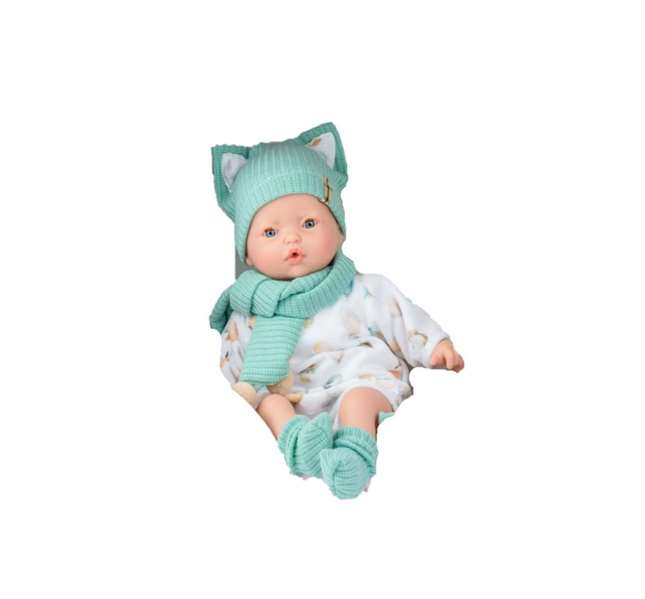 Marina & Pau Poupée Bébé Pitus Jumeaux 40 cm avec Corps Souple