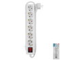 WOLFPACK LINEA PROFESIONAL Multiprise électrique 6 prises avec interrupteur