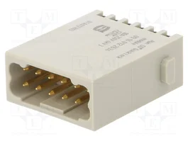 HARTING Han-Modular® module mâle 12 broches doré