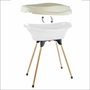Thermobaby Pack Plan à Langer et Baignoire VASCO 2 en 1 - Blanc Muguet