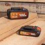 Dual Power Batterie POWDP9037 - 2500 mAh - 20 V / 40 V - Pour outils de bricolage sans fil - Indicateur LED