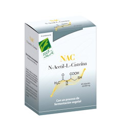 CIEN POR CIEN NATURAL N-Acétyl-L-Cystéine 600 mg, 60 capsules