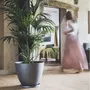 Eda Element Pot de fleurs rond intérieur/extérieur Ø 40 cm (26,2 L) résistant au gel et aux UV, couleur gris anthracite, fabriqué en France
