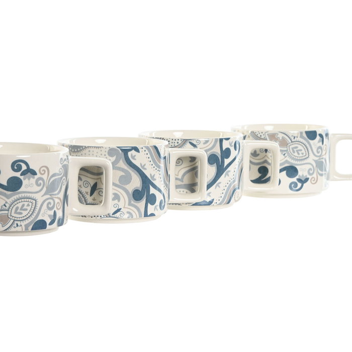 Ensemble de tasses à café Home ESPRIT Beige Gris Rose Lila Métal Bambou Dolomite 260 ml Ensemble de tasses à café Home ESPRIT Beige Gris Rose Lila Métal Bambou Dolomite 260 ml