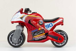 Molto Correpasillos moto furious rouge - Vélo d'apprentissage moto pour enfant 2 ans et plus - 75x31,5x50 cm