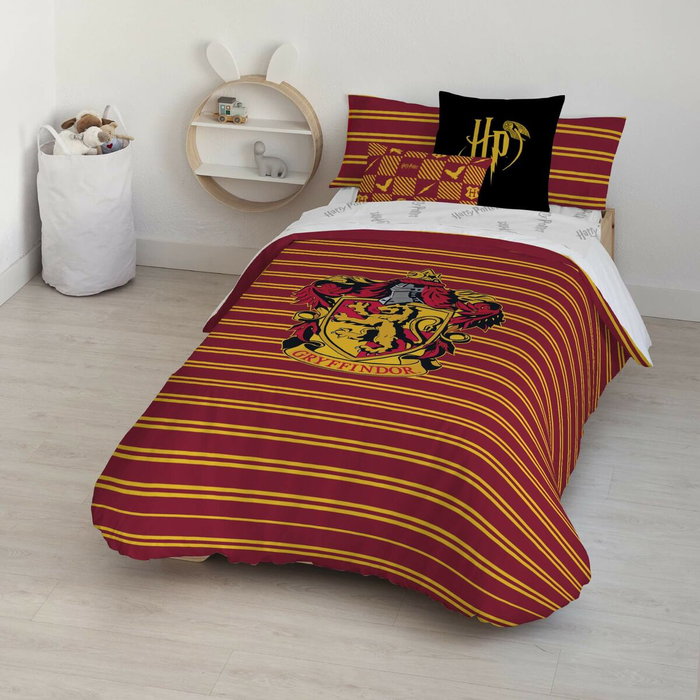Housse de Couette Harry Potter Gryffindor Shield Multicouleur 175 Fils 220 x 220 cm Lit 2 persones