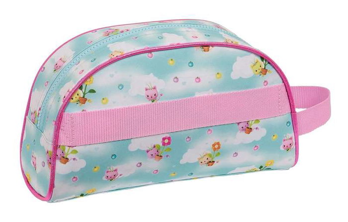 Safta - Nécessaire de voyage adapté au chariot Gabby's Dollhouse 26 x 16 x 9 cm en polyester 300D - Âge recommandé 3 ans - Bleu clair