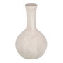 BigBuy Home Vase Crème Céramique Sable 19 x 19 x 35 cm