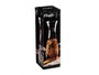Vivalto Jarre Taillée Motif Losange Sans Anse 1000 ml Transparente 10x28x10 cm (Set de 12)