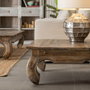 BigBuy Home Table Basse Naturel 80 x 80 x 38 cm