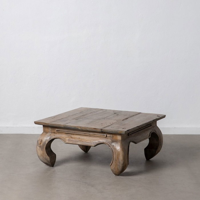 BigBuy Home Table Basse Naturel 80 x 80 x 38 cm