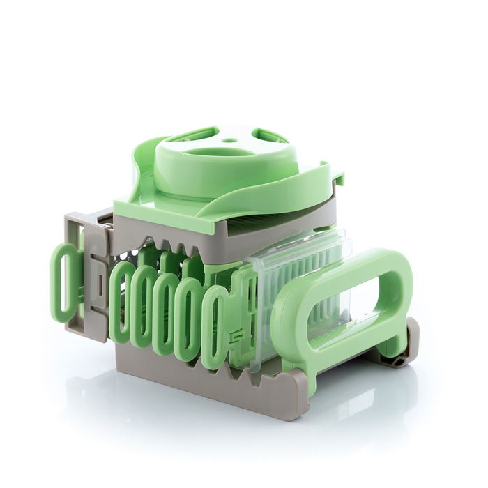 Pack Coupe Légumes en Spirale et Mandoline-Râpe Pliable 6 en 1 InnovaGoods