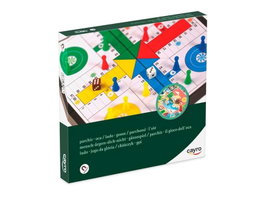 Cayro Jeu de parcheesi et jeu de l'oie magnétique 24,5x23,5 cm, Âge recommandé : 3 ans et plus