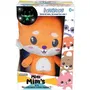 JEMINI - Peluche renard luminescente Luminou mini mim's, 15 cm, fonctionne sans pile et rechargeable à la lumière pour apaiser les enfants